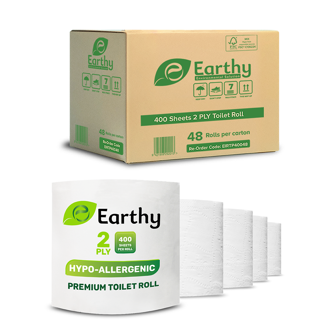 400 Sheets 2 PLY Toilet Roll